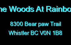 The Woods At Rainbow 8300 BEAR PAW V0N 1B8